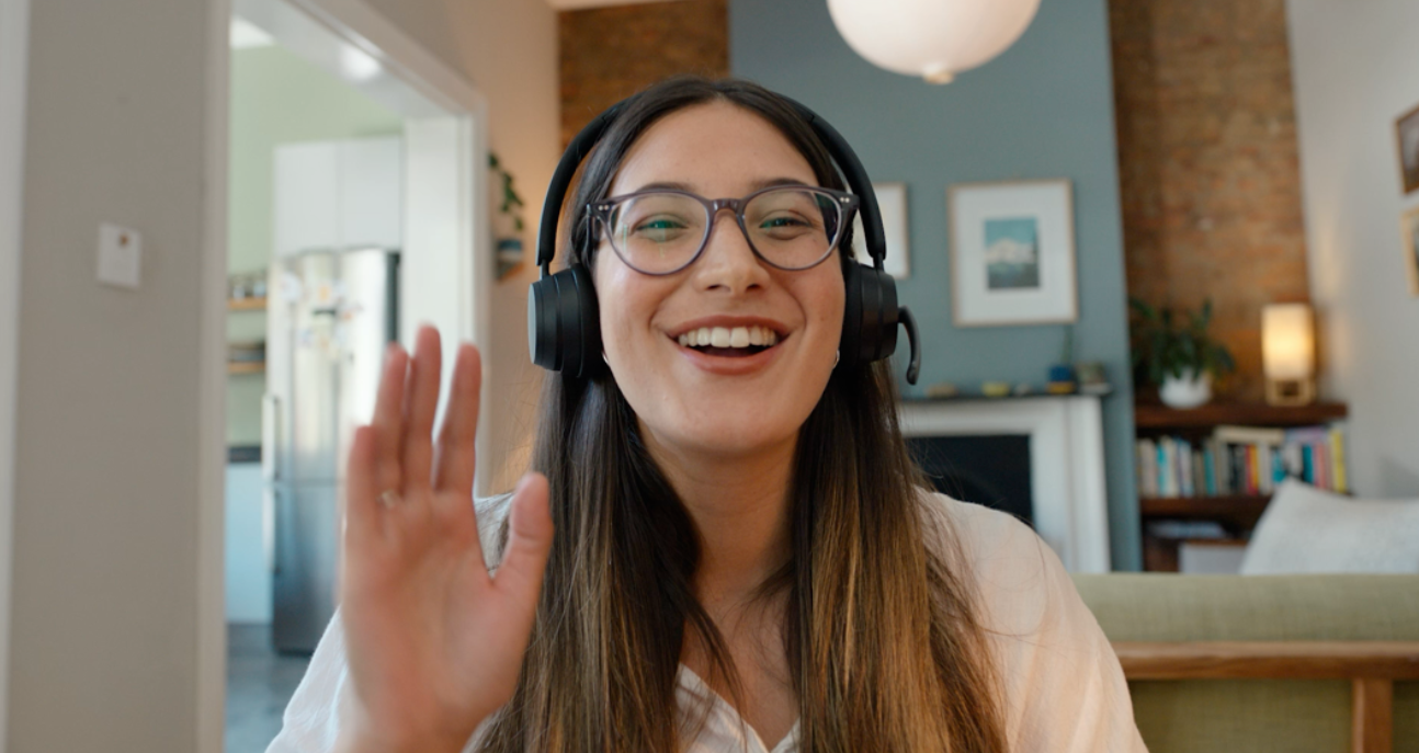 Atendente com headset
